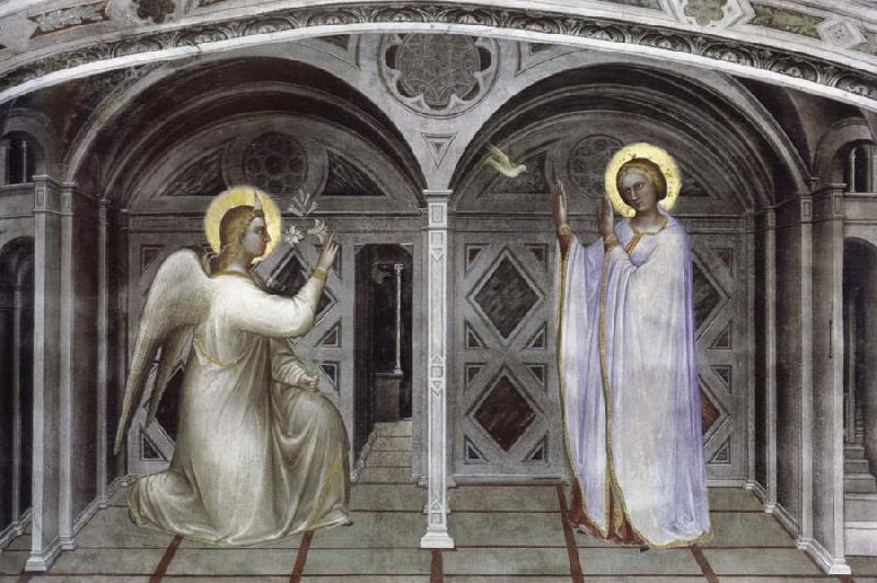 GIUSTO de  Menabuoi Annunciation oil painting picture